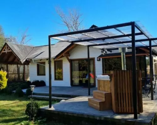 cabanas con tinajas en pucon brisas del lago