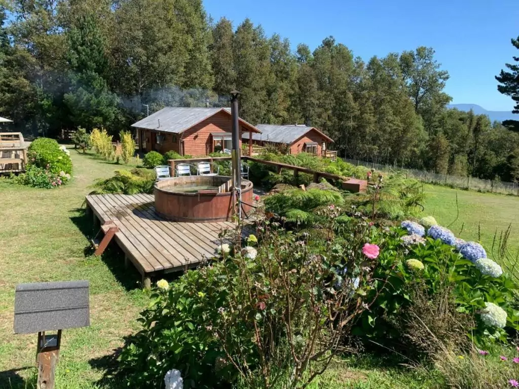 cabanas con tinajas en pucon copayapu