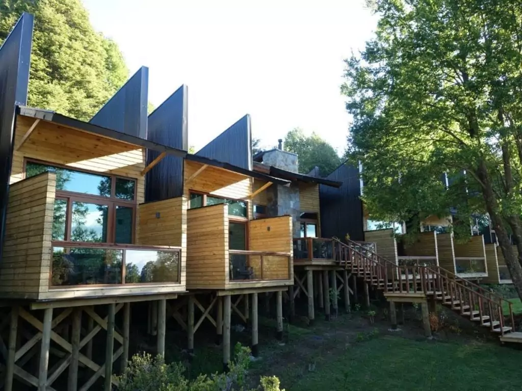 cabanas con tinajas en pucon ni newen lodge 2