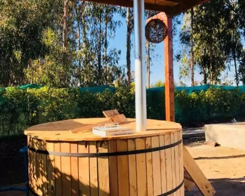 cabanas con tinajas en concon casa en parcela 1