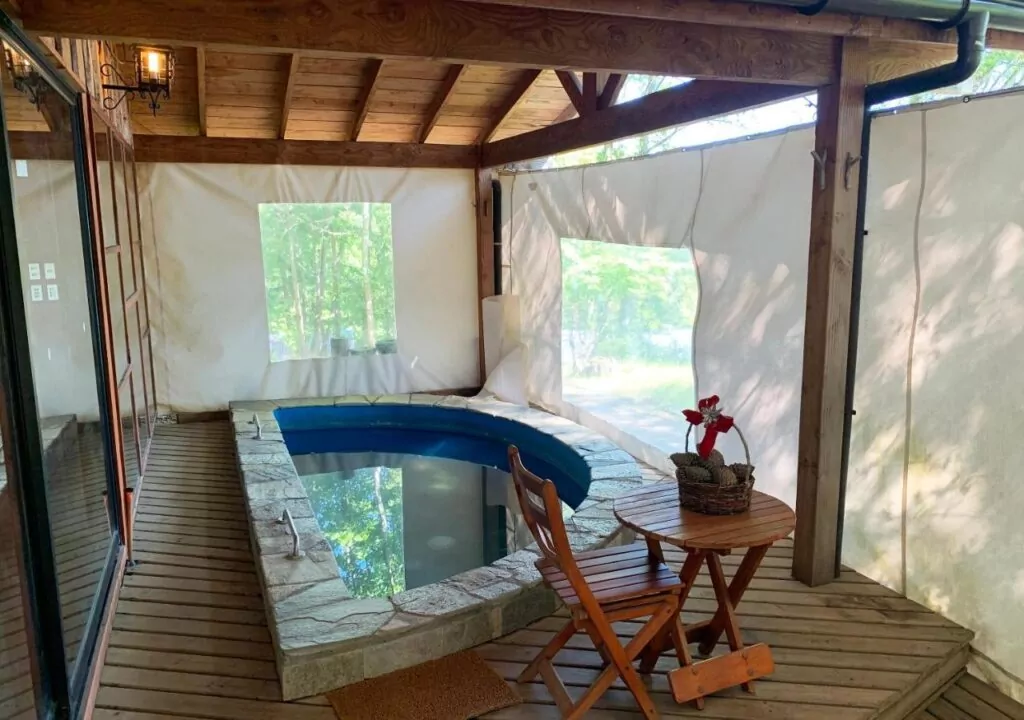cabanas con tinajas en curarrehue mirador los volcanes 1