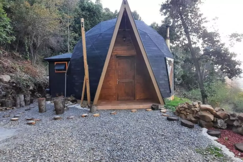 cabanas con tinajas en los lleuques domo el avellano 2