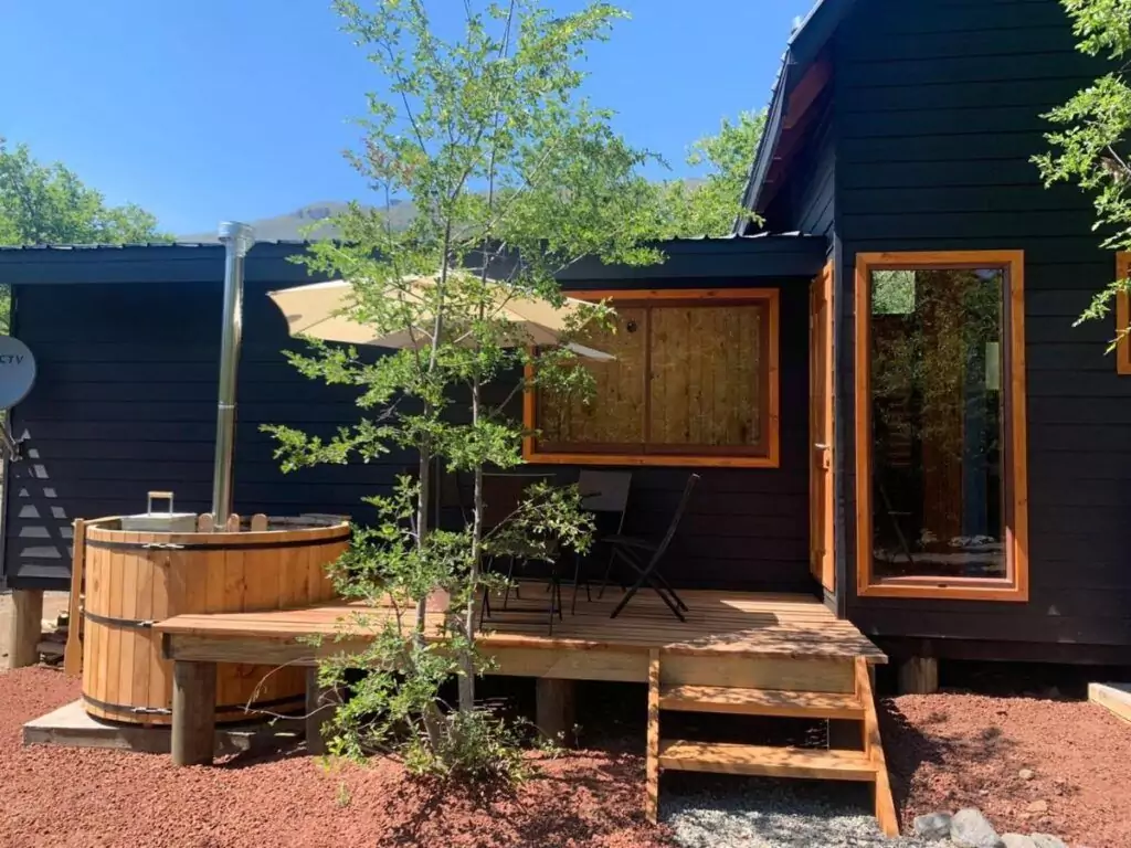 cabanas con tinajas en los lleuques los nevados 2