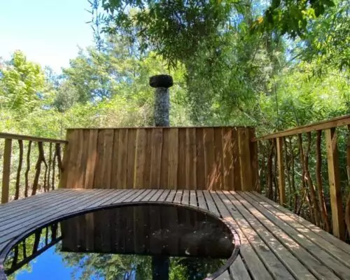 cabanas con tinajas en panguipulli huenehue 1
