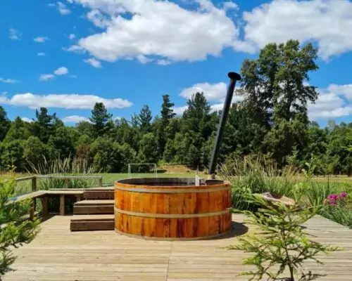 cabanas con tinajas en villarrica de la barra 1