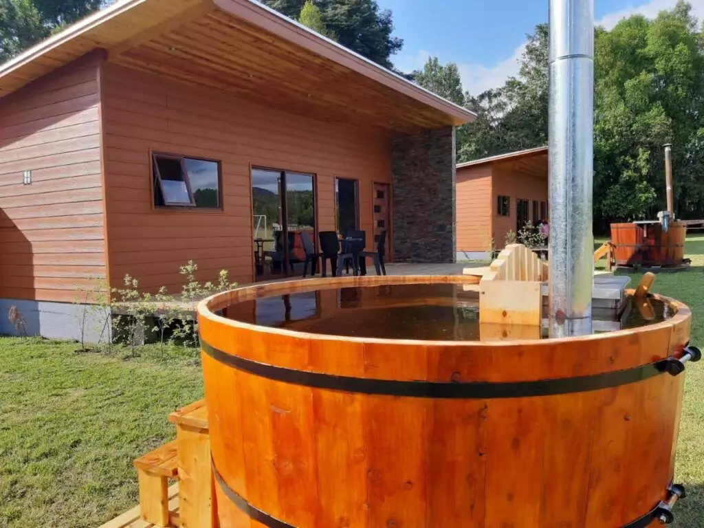 cabanas con tinajas en villarrica paraiso liumalla lodge 1